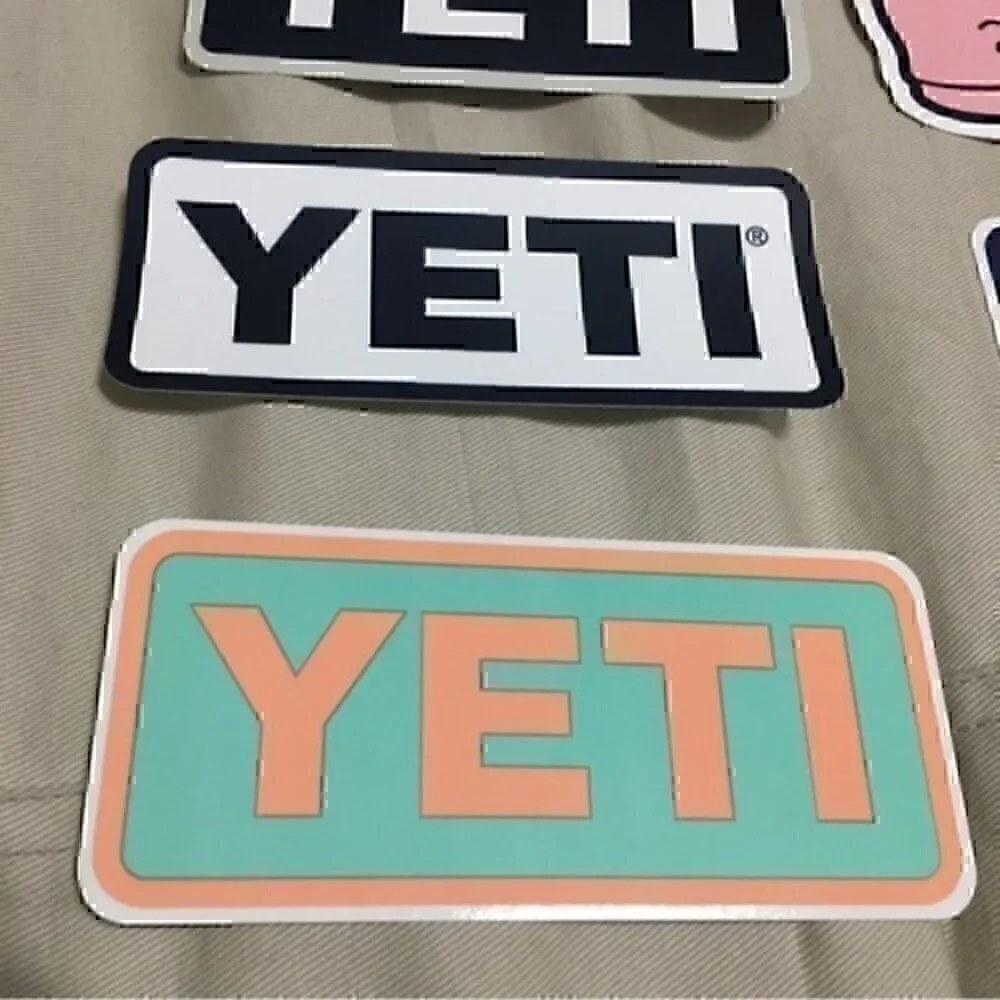 Yeti and Vineyard Vines stickers